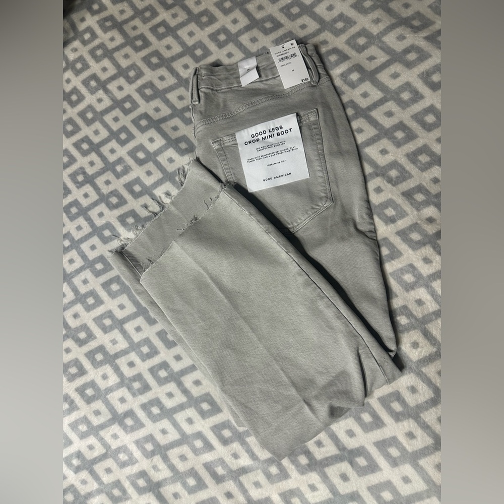 Good American-Gray Denim Jeans